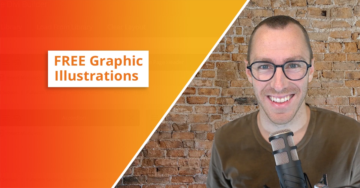 A Free Web Design Resource for Modern Graphic Illustrations | Divi Life