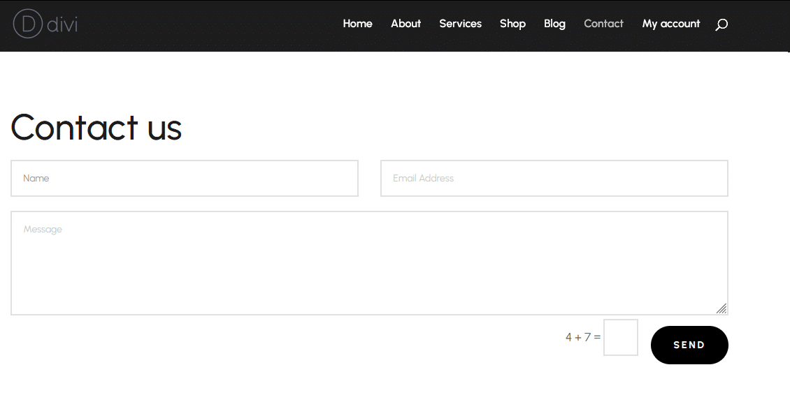 A mega menu created using Divi Mega Pro.