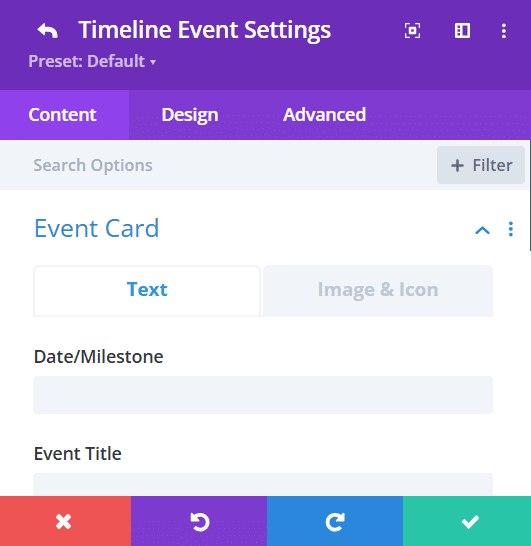 Event card