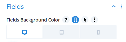 Accessing responsive module controls