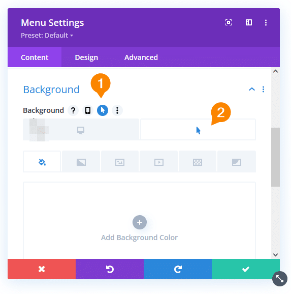 How to change the hover background color for a module in Divi