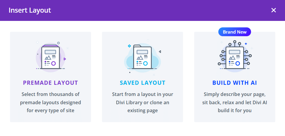 Importing a layout in Divi