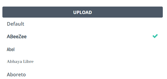 Uploading a new font to Divi