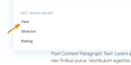 Connecting a Divi module to ACF data