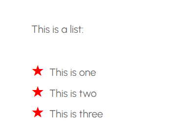 Example: native bullets changed to red stars