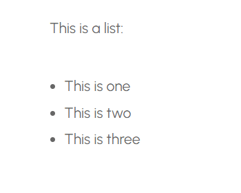 CSS Class for targeting specific bullet list
