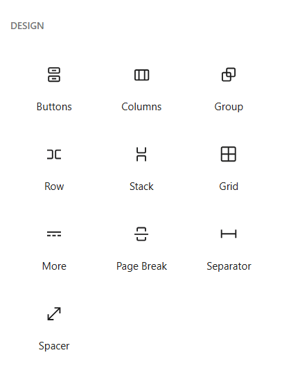 Gutenberg page builder