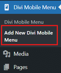 Accessing Divi Mobile Menu