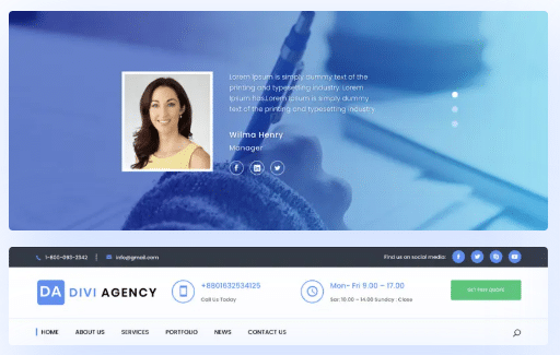 Divi Agency example 1