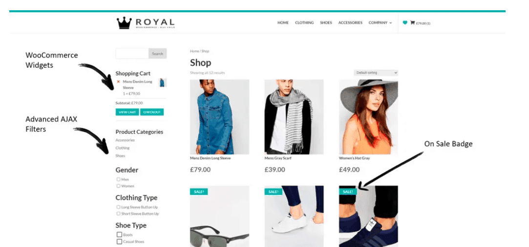 Divi RoyalCommerce example 1
