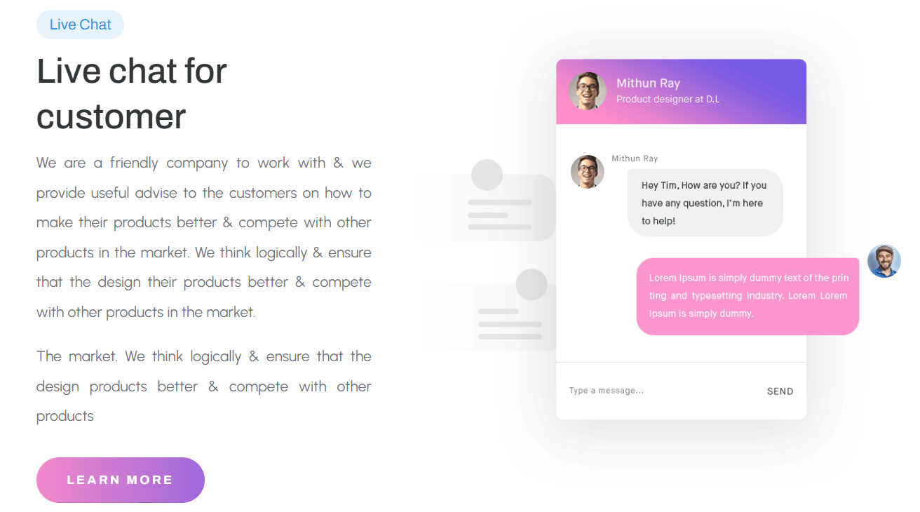 SaaS landing page example 2