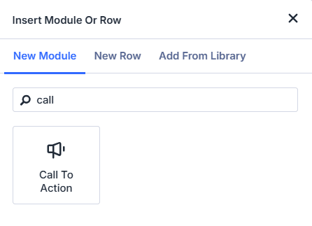 Divi’s Call to Action module