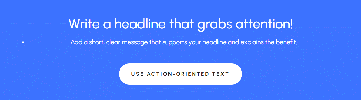 Divi native CTA example