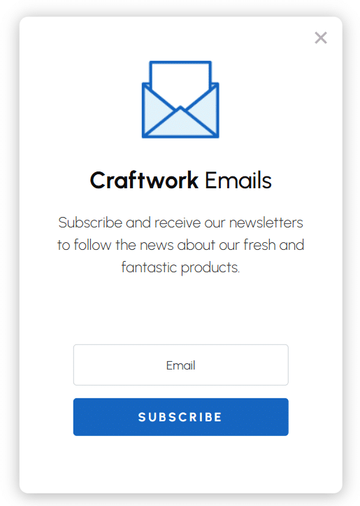 Divi Overlay popup example 4