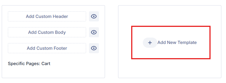 Add new template in the theme builder
