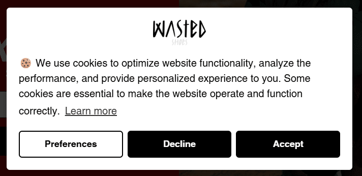Cookie-based popup example