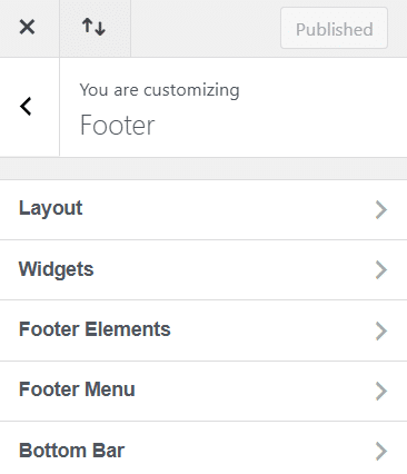 Divi footer customization