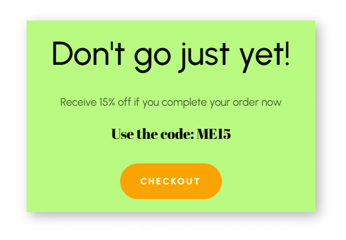 Exit-intent Divi Overlays popup
