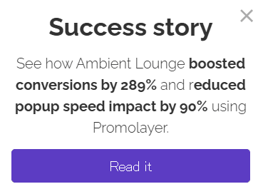 Fly-in popup example
