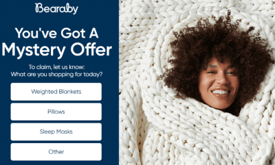 Scroll popup example