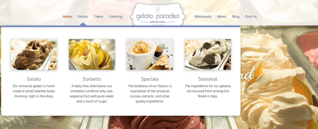 Divi Mega Pro mega menu example 2
