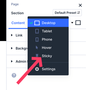 Shrinking header on scroll