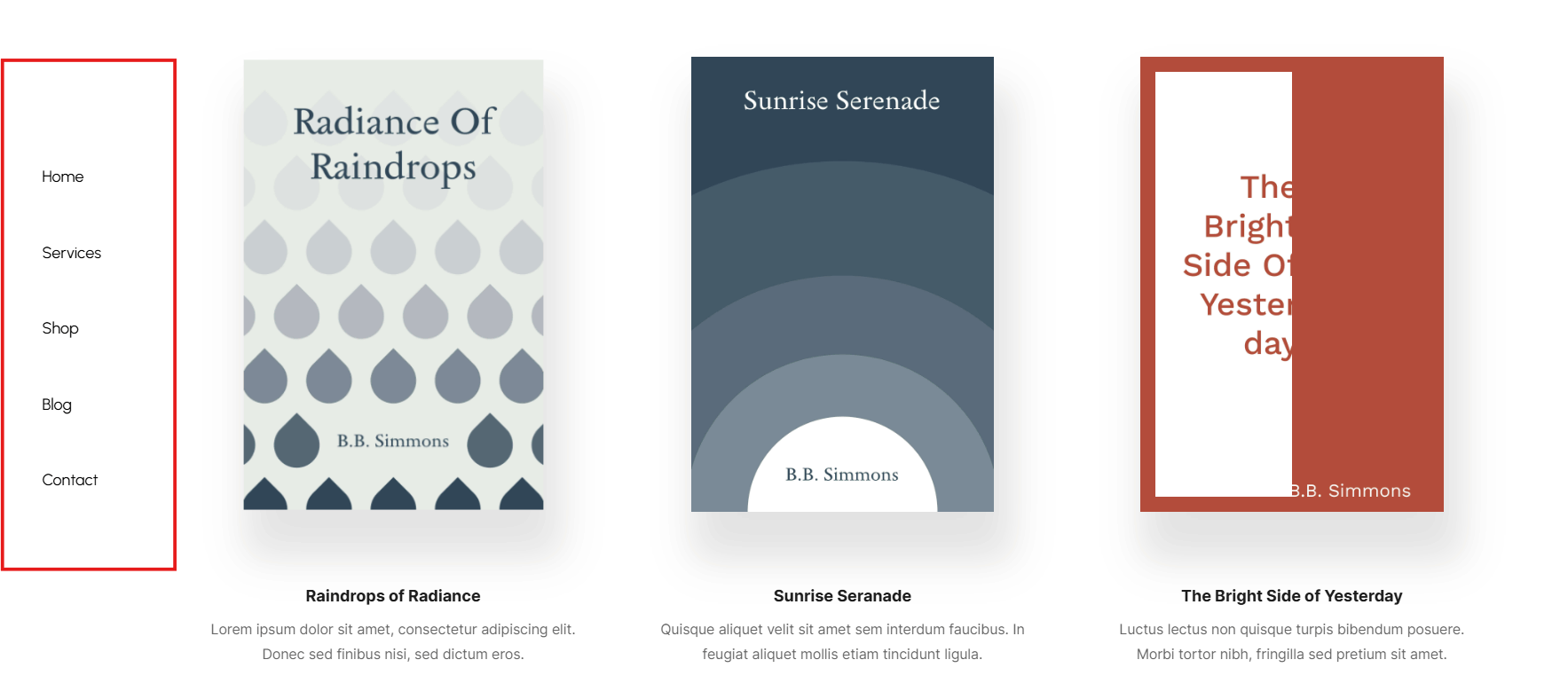 Native Divi sticky menu