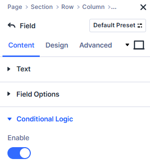Divi’s Conditional Logic 