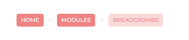 Divi Modules Pro breadcrumb sample 3