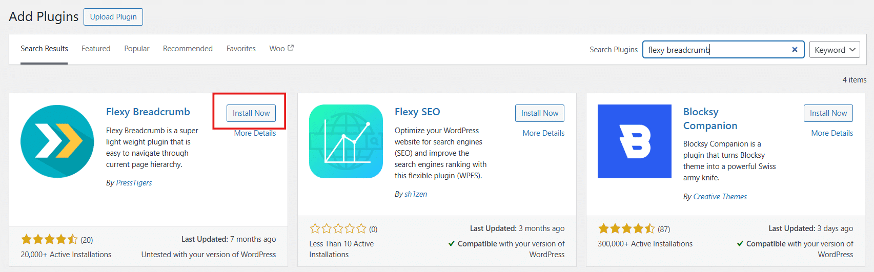 Downloading Flexy Breadcrumb