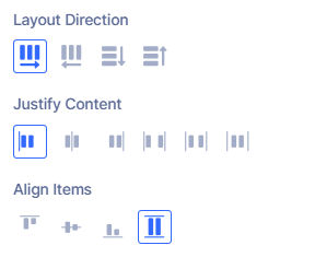 Configuring column heights via Flexbox settings