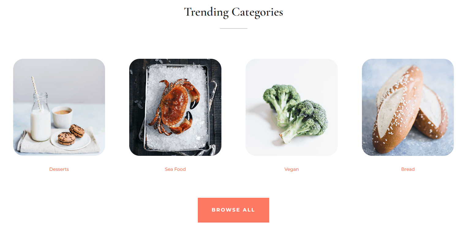 Divi Food Recipes layout pack