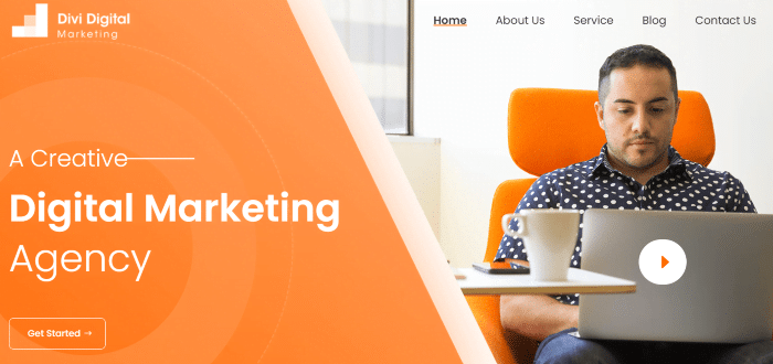 Divi Life Digital Marketing child theme homepage