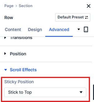 Switching device view in Divi