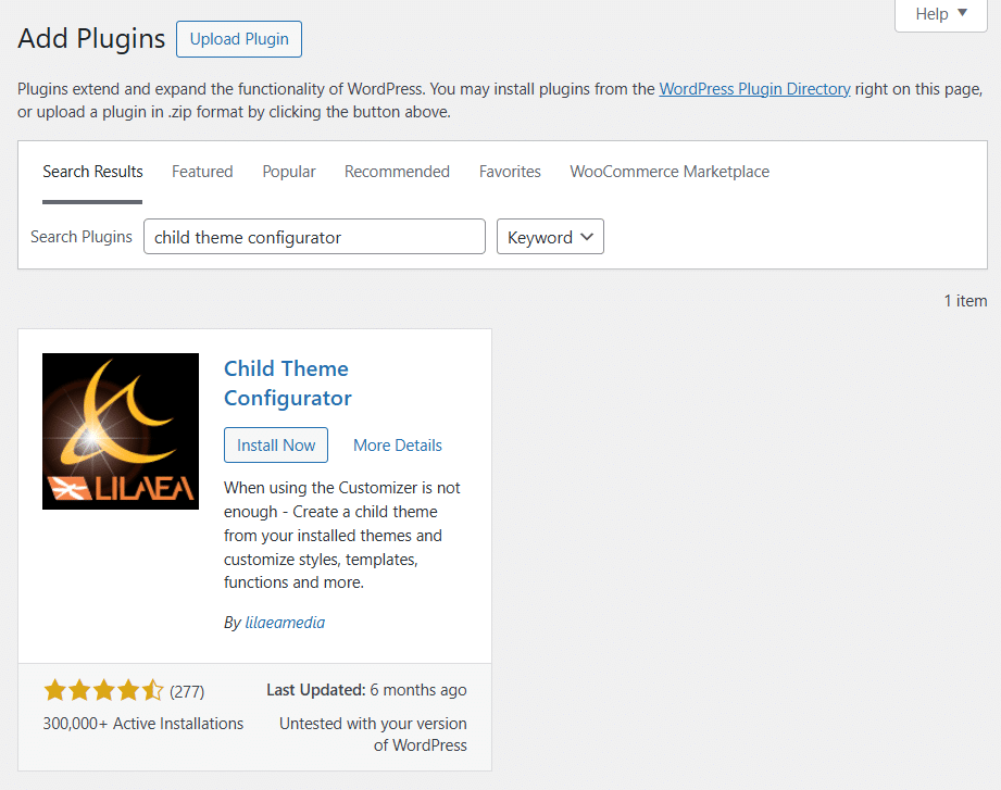 Adding configurator plugin to WordPress