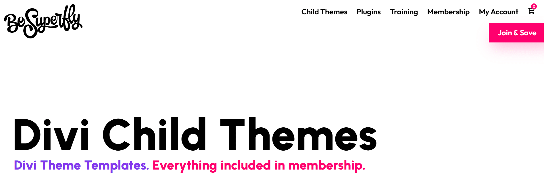 BeSuperfly child theme templates