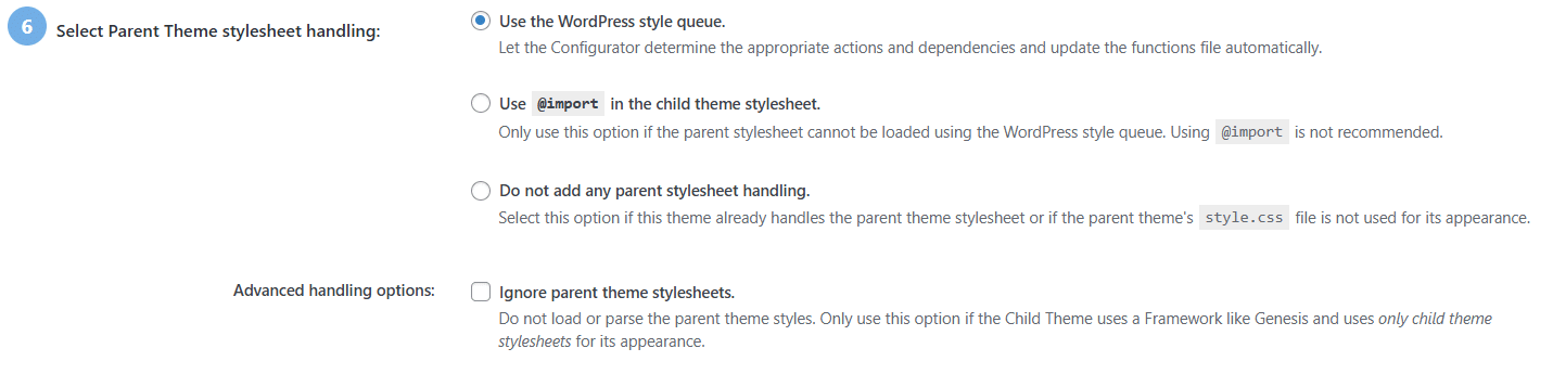 Configuring the configurator plugin