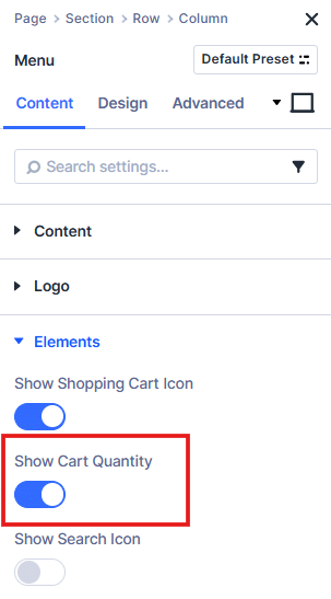 Enabling cart quantity in Divi