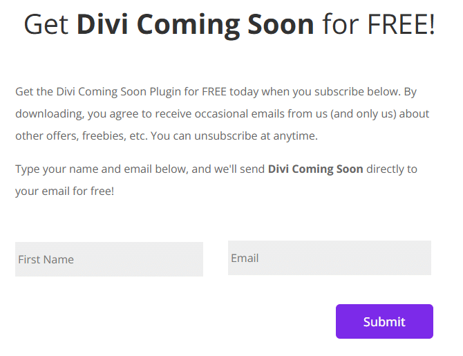 Coming Soon download order