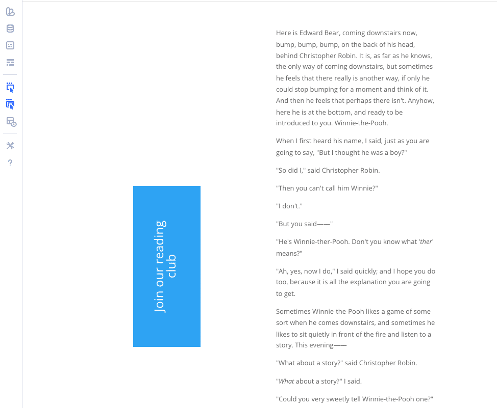 Divi sidebar and main content layout