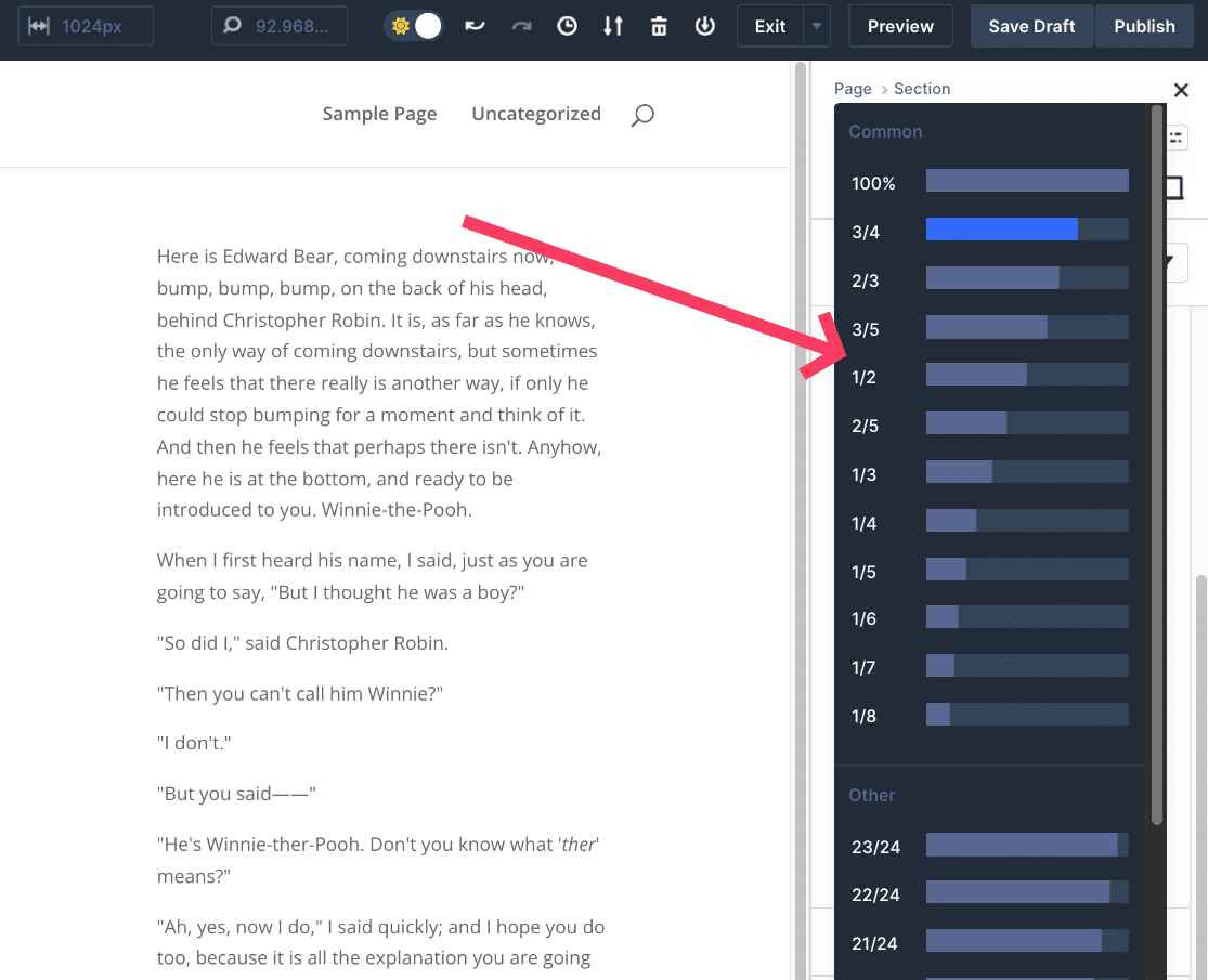 Changing column class in Divi