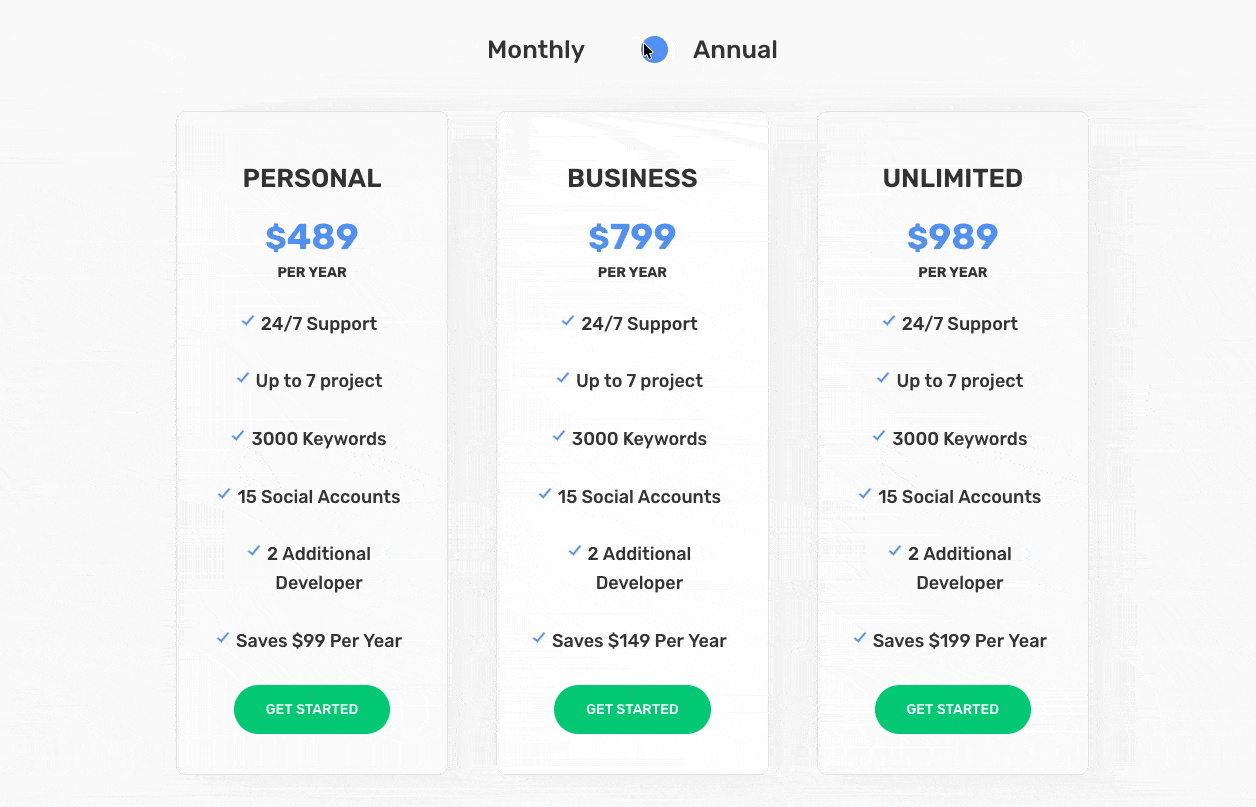 Divi Modules Pro content toggle demo