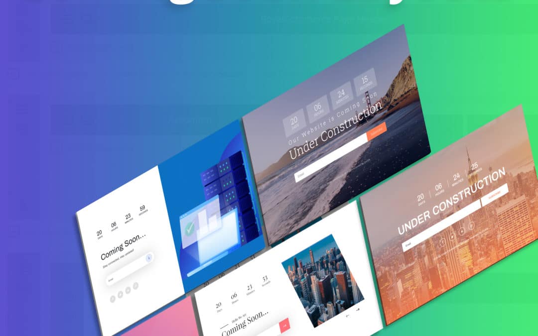 Coming Soon Layouts for Divi
